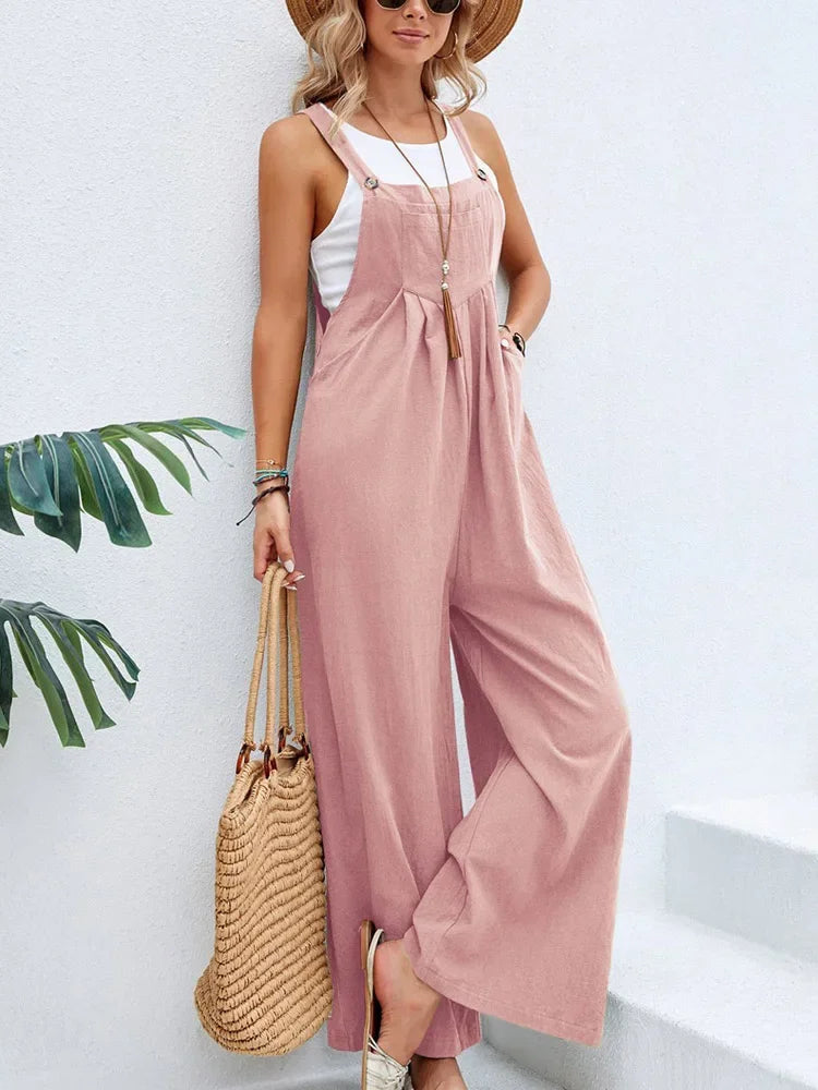 Wide Leg Baggy fit Dungarees