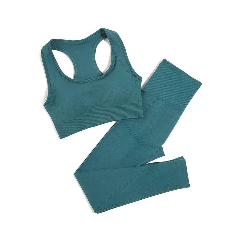 2/3/4pcs Seamless Yoga Set Gym Clothes