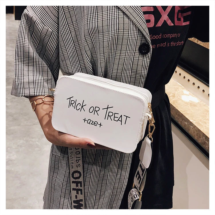 Trick Or Treat Square Crossbody Bag