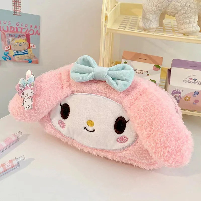 Sanrio Melody Cinnamoroll Pencil Case With Large Capacity