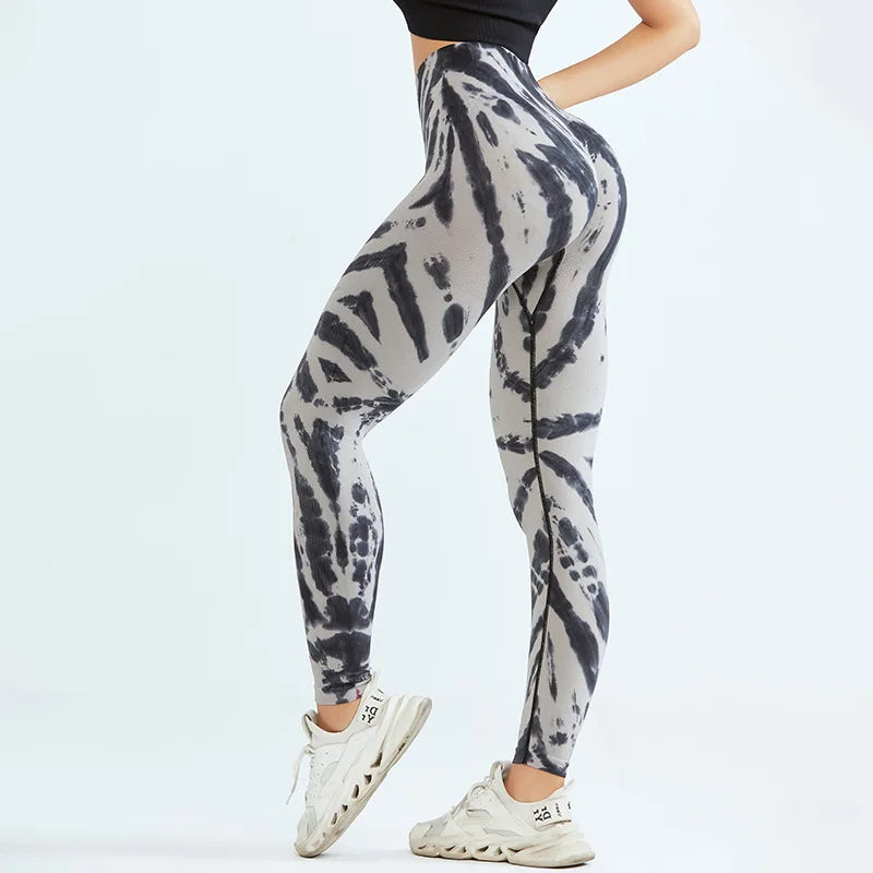 Tie Dye Yoga Pants Gym Leggings