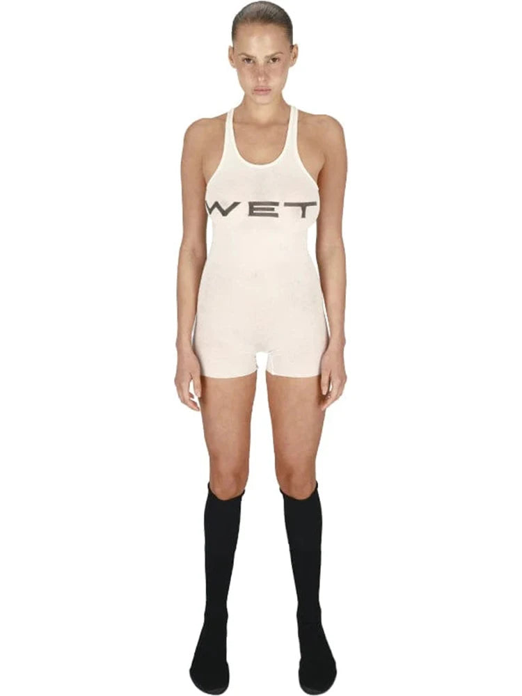 Hip Hop Emo Girl Chic Aesthetic Jumpsuit