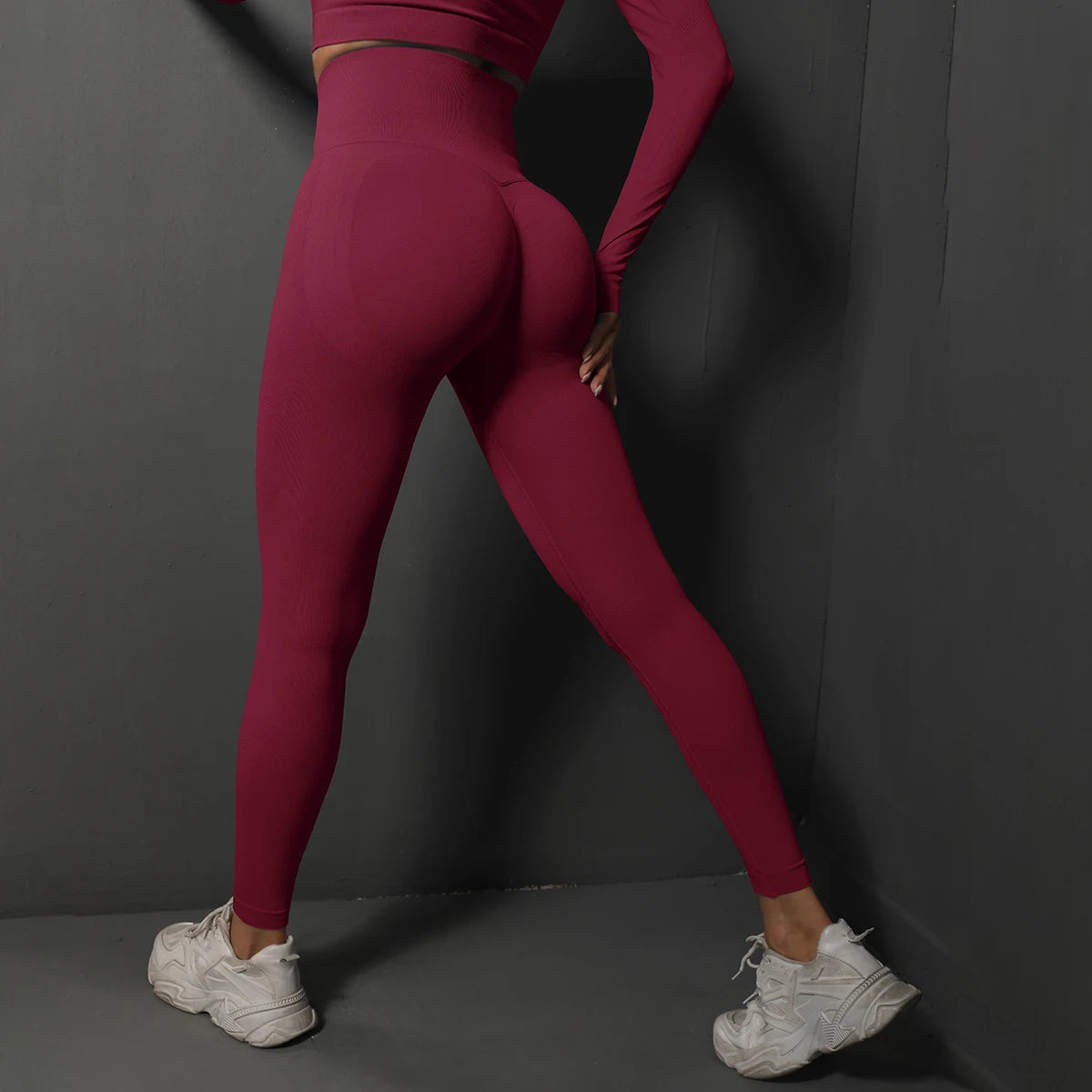 Seamless High Waist Booty Lifting Gym Leggings
