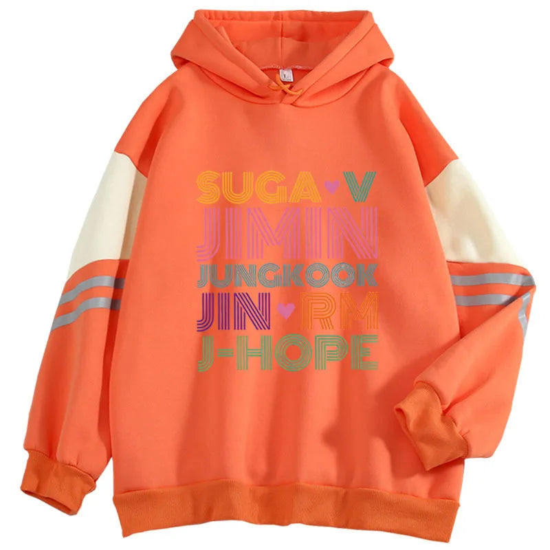 Printed Kpop Hoodie