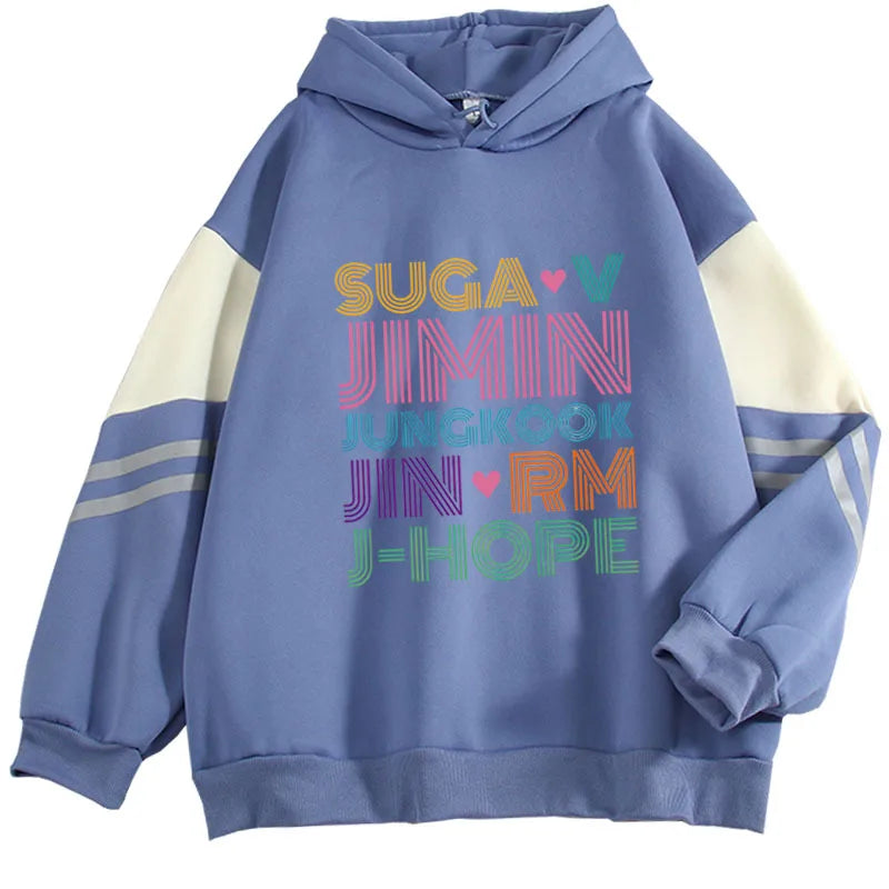 Printed Kpop Hoodie
