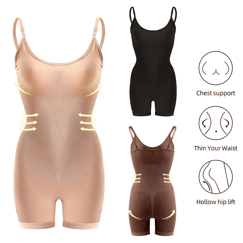 Seamless Bodysuit Compression & Butt Lifter Body Shaper