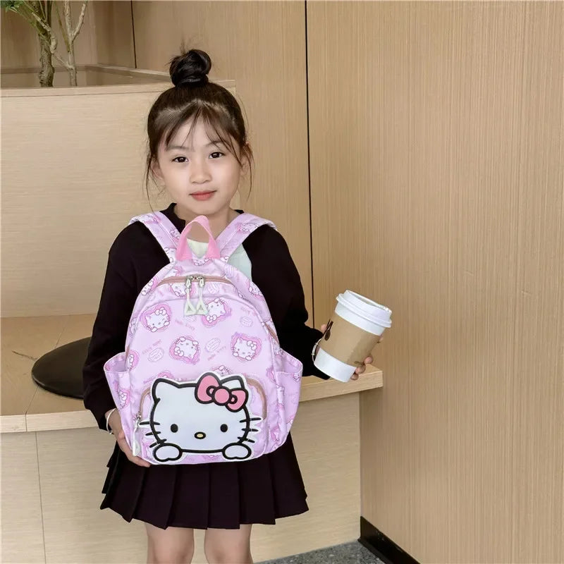 Sanrioed Anime Hello Kitty Cinnamoroll My Melody Kuromi Cute Kid Backpack