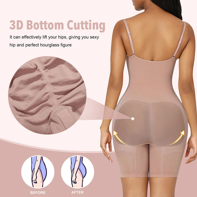 Seamless Bodysuit Compression & Butt Lifter Body Shaper