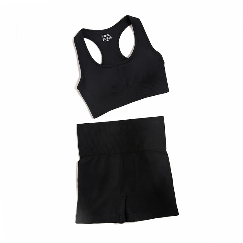2/3/4pcs Seamless Yoga Set Gym Clothes
