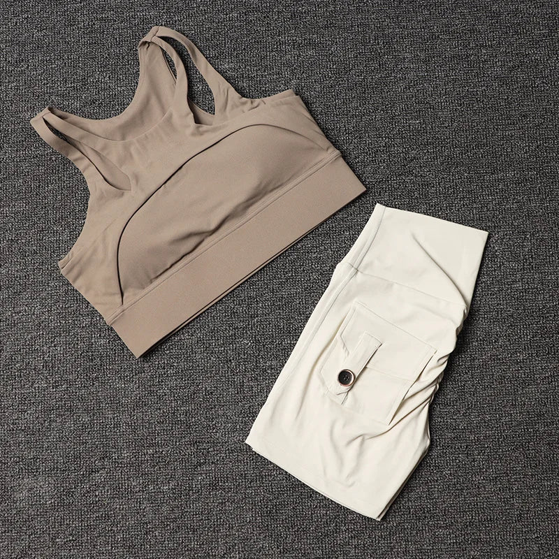 Fitness Shorts Yoga Sets