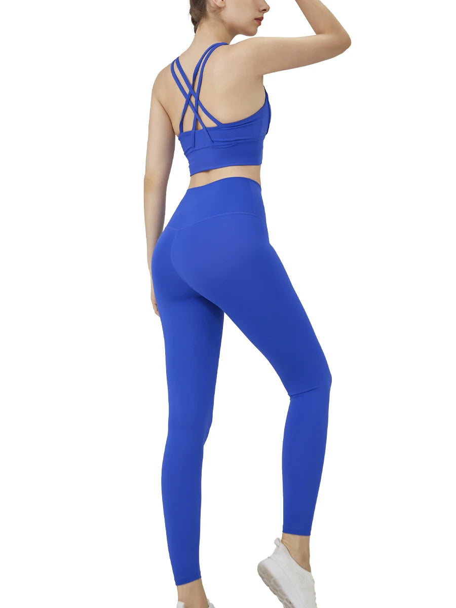 2 Piece Yoga Tracksuit Athletic Wear