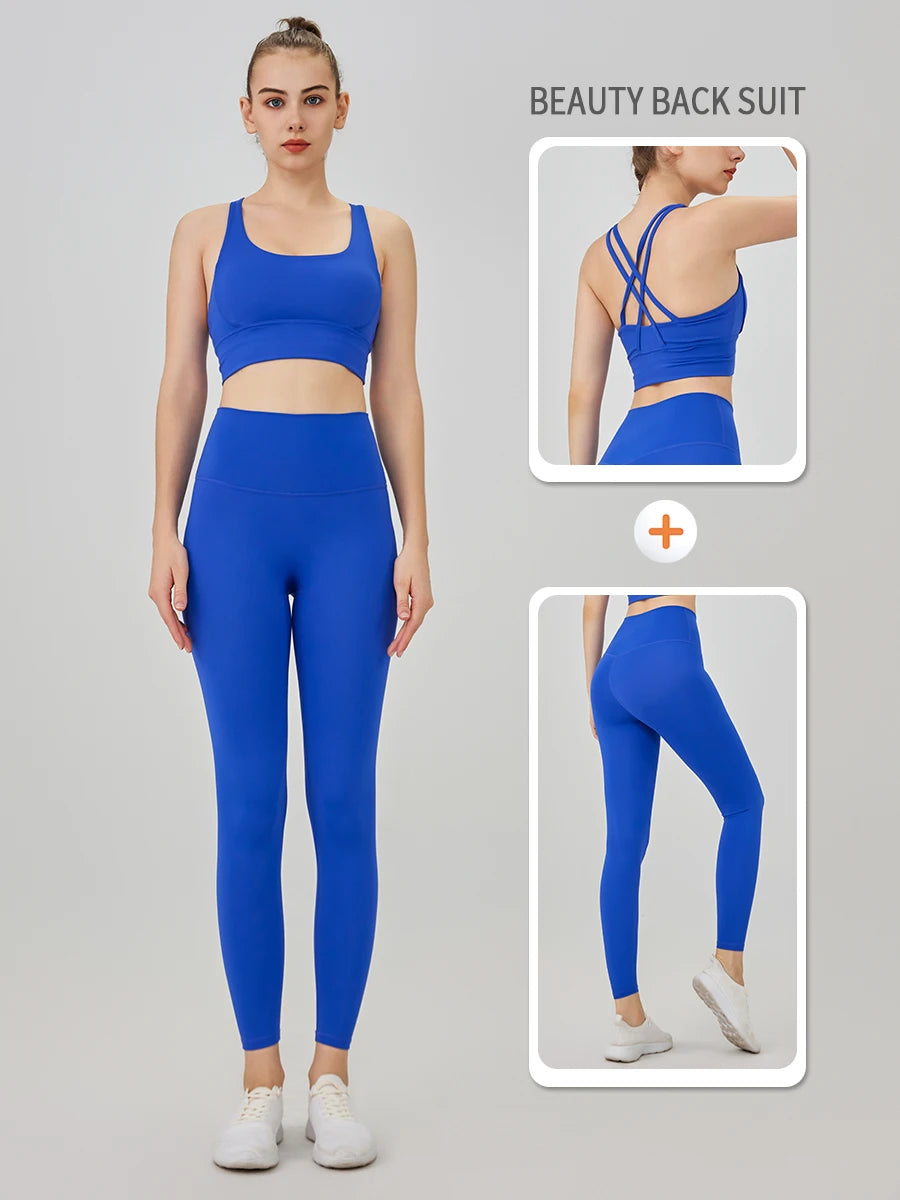 2 Piece Yoga Tracksuit Athletic Wear