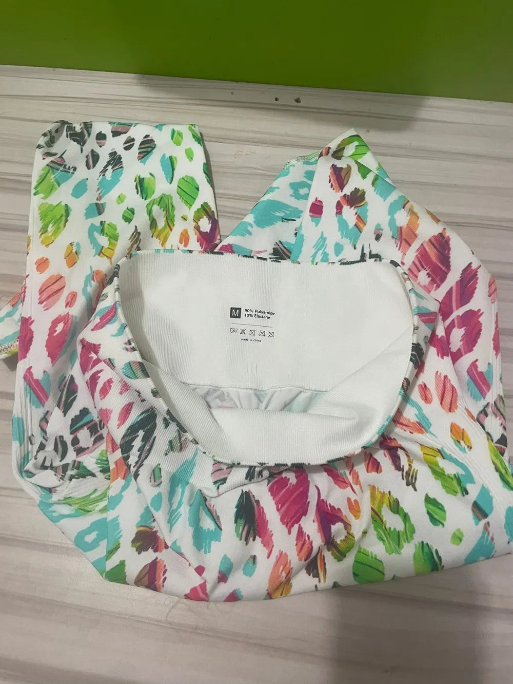 3D Print Tie Dye Sports Seamless  Leggings