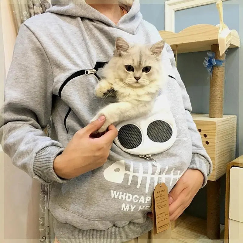 Cat Lovers Hoodie Kangaroo Pouch Sweatshirt