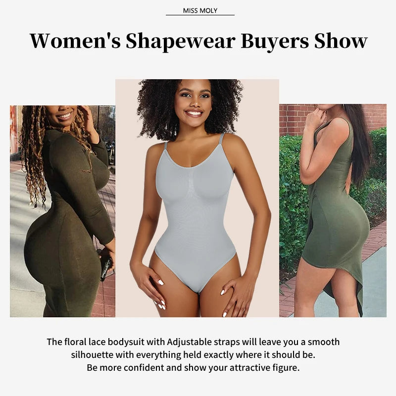 Smoothing Shapewear Bodysuit Thong
