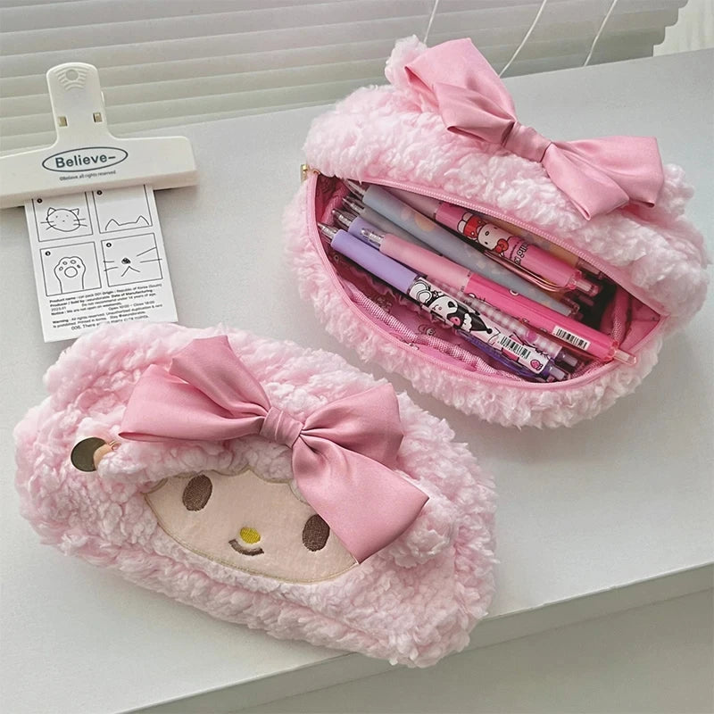 Sanrio Melody Cinnamoroll Pencil Case With Large Capacity