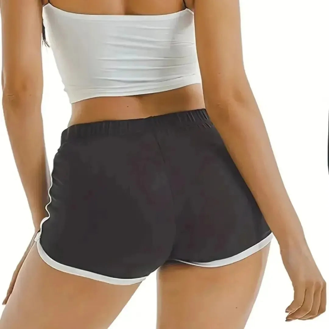 High-Waisted Thin Anti-Walking Three-Point Yoga Hot Pants