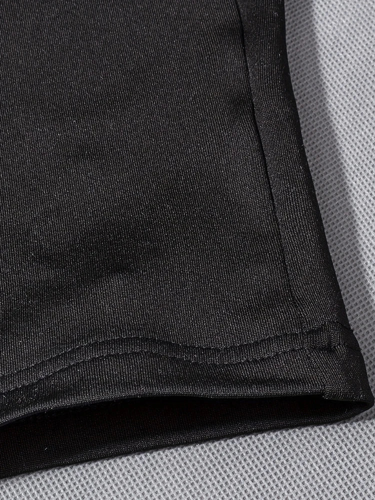 Short Sleeve Solid Skinny Bodycon Jumpsuits