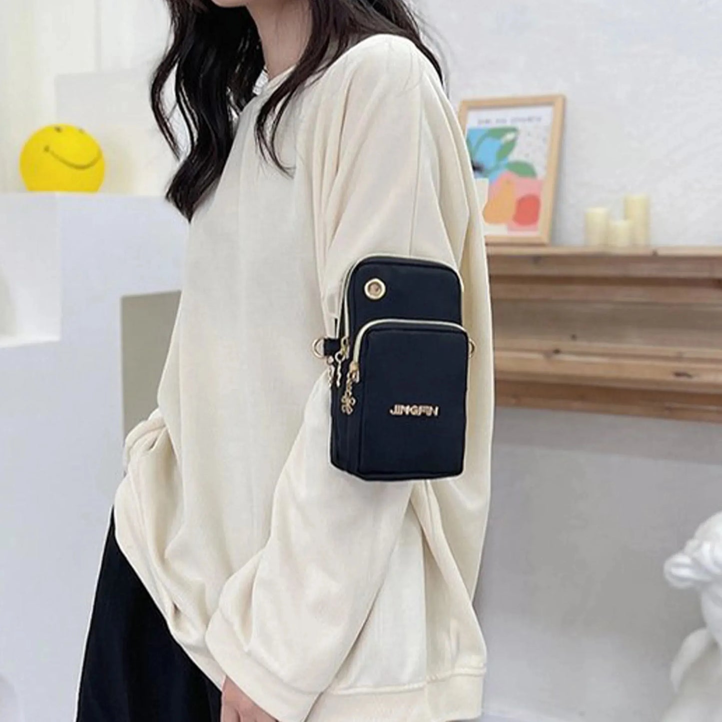 Fashionable and Convenient Waterproof  Zipper Mini Bag