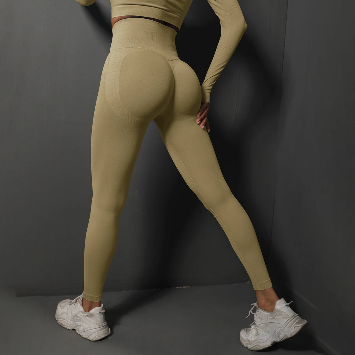 Seamless High Waist Booty Lifting Gym Leggings