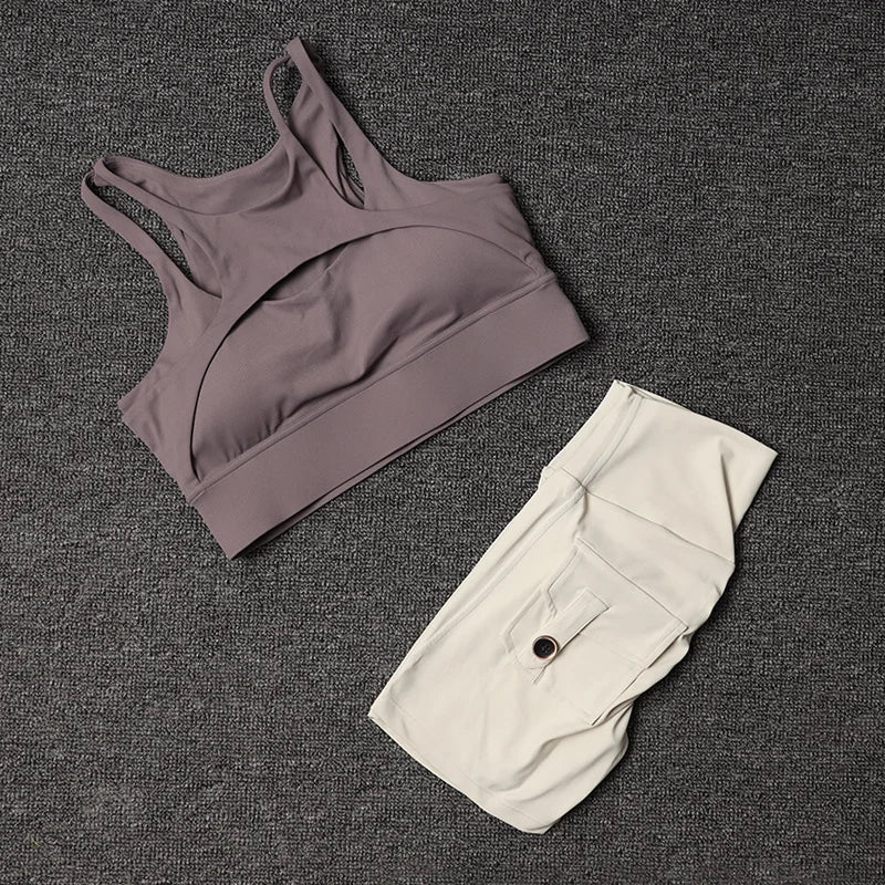 Fitness Shorts Yoga Sets