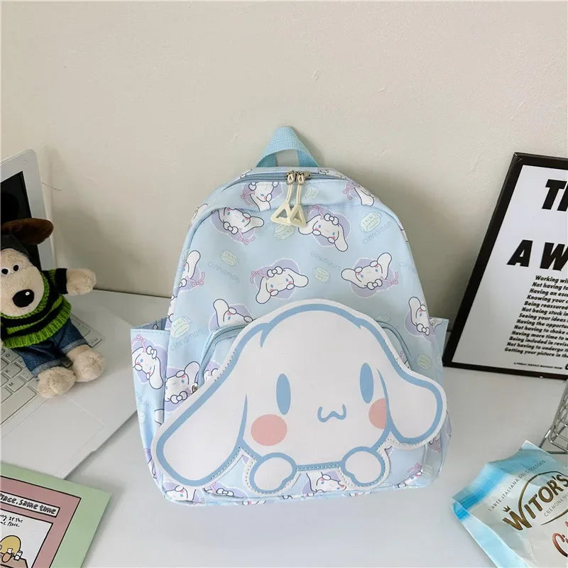 Sanrioed Anime Hello Kitty Cinnamoroll My Melody Kuromi Cute Kid Backpack