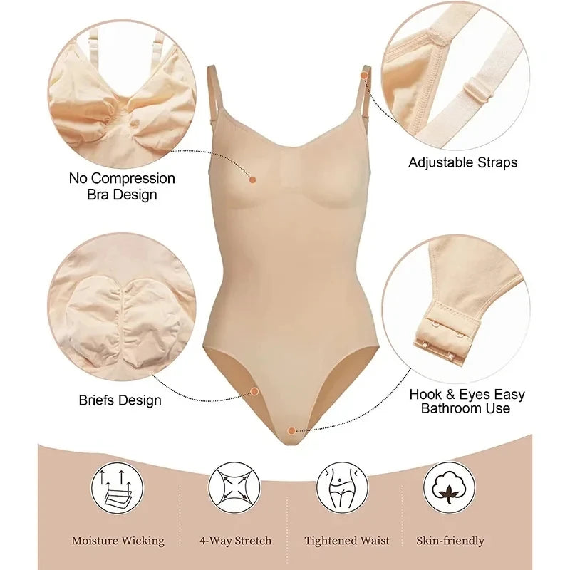 Shapewear Bodysuit Thong