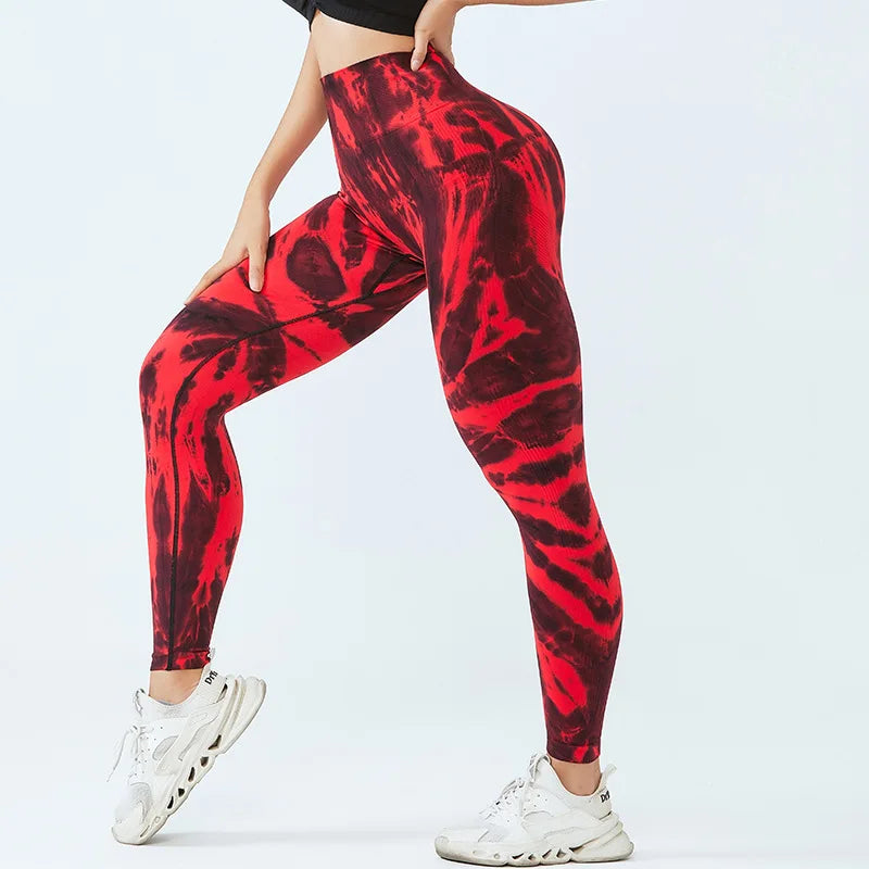 Tie Dye Yoga Pants Gym Leggings