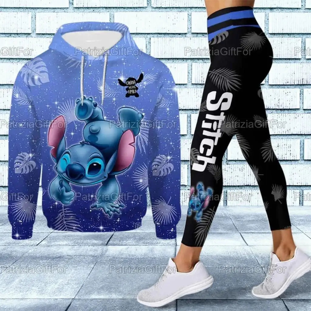 3D Women's Set Sports Disney Yoga Sportswear