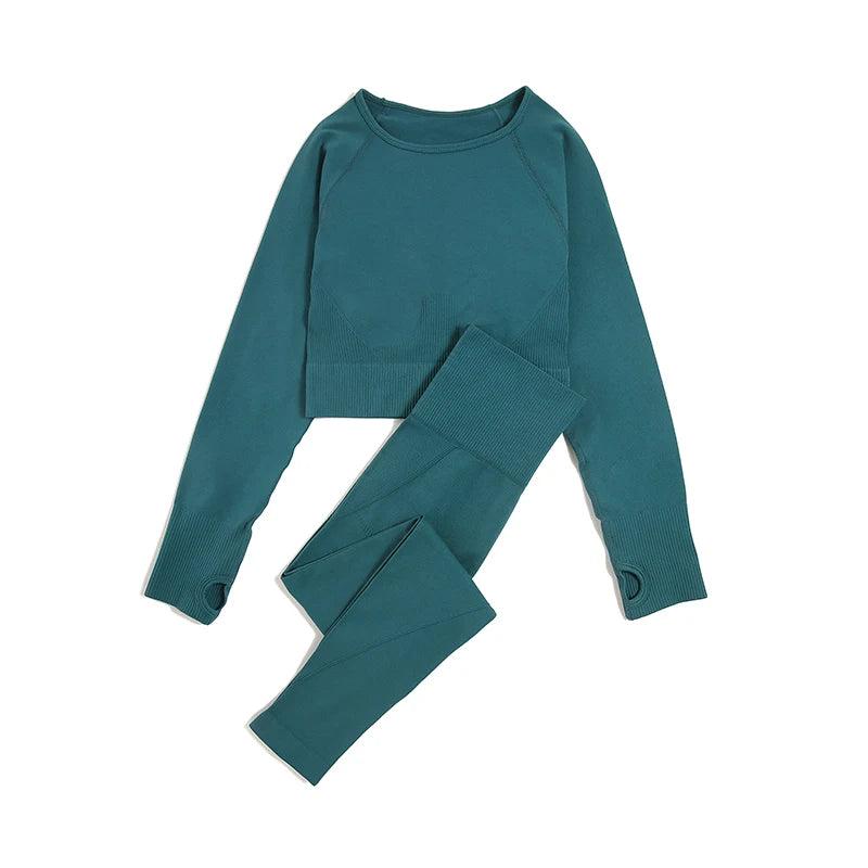 2/3/4pcs Seamless Yoga Set Gym Clothes