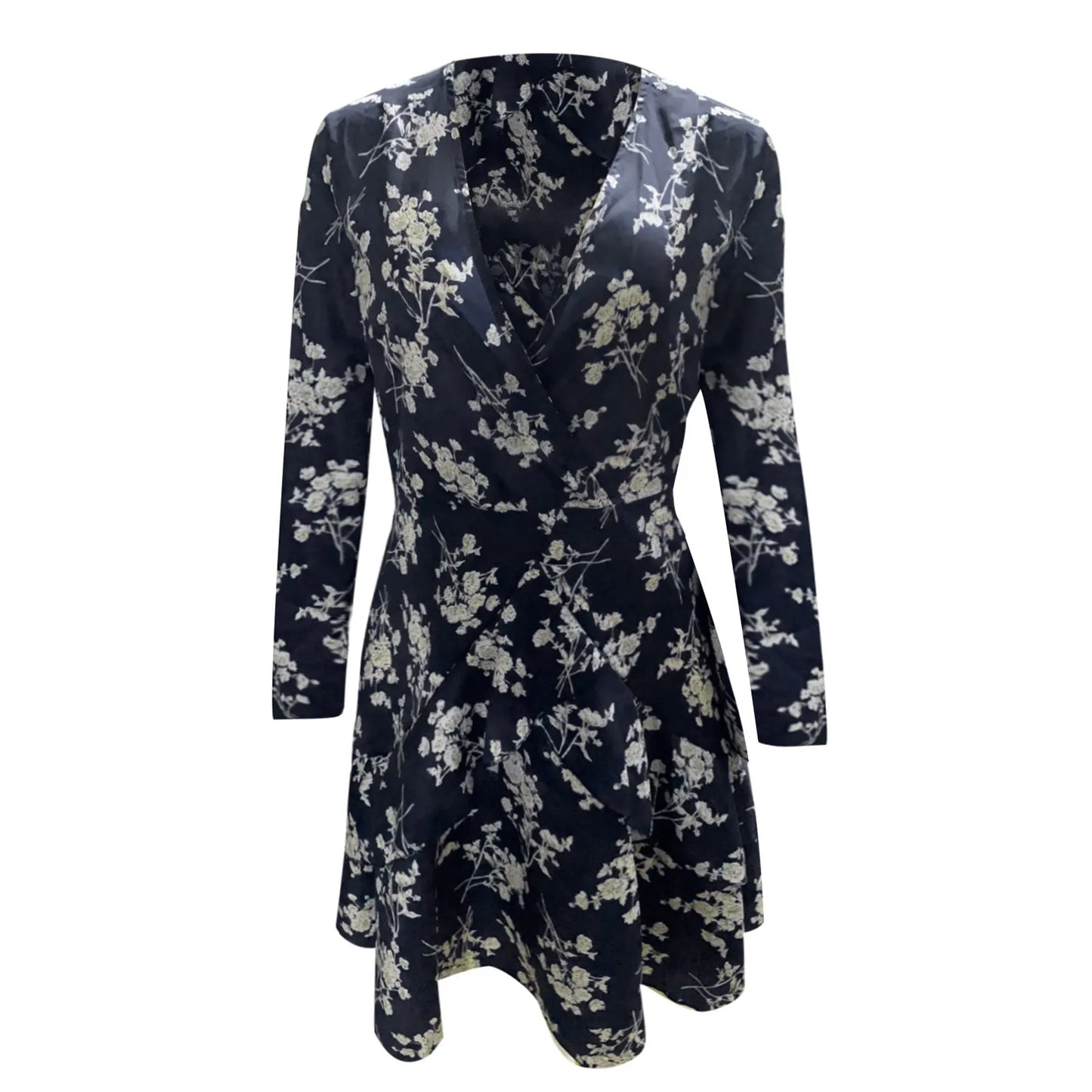 Bohemian Print Sheer Mesh Dress