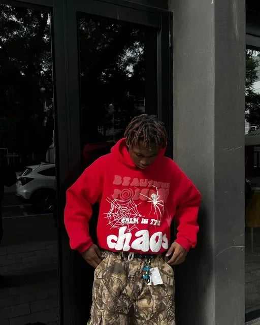 Letter Print Loose Sweatshirt Pullover