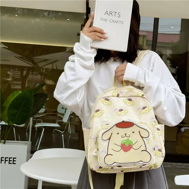 Sanrioed Anime Hello Kitty Cinnamoroll My Melody Kuromi Cute Kid Backpack