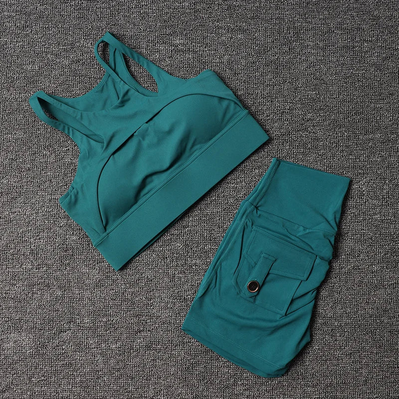 Fitness Shorts Yoga Sets