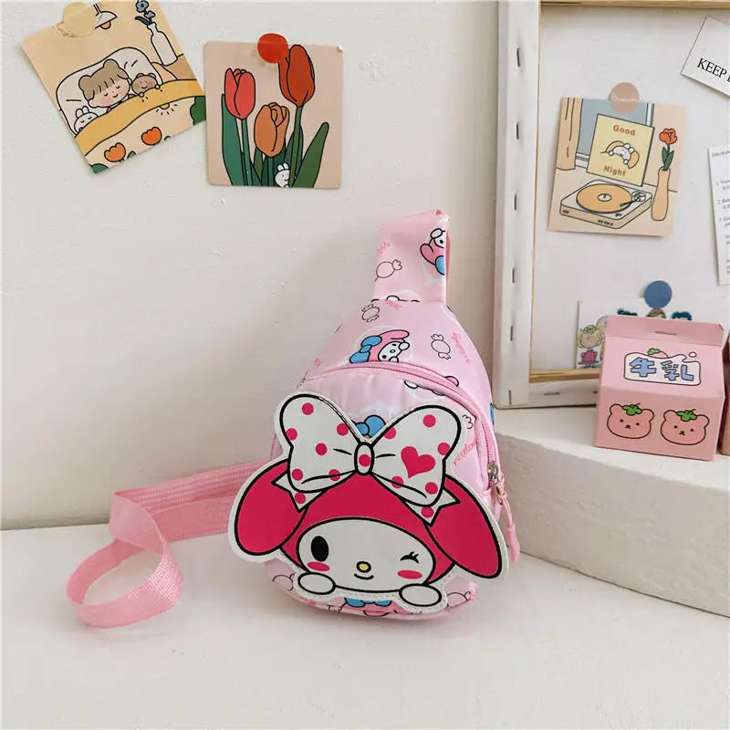 Kawaii Sanrio Hello Kitty Chest Bag Crossbody Bags