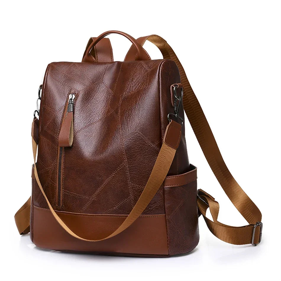 Soft Leather Vintage Backpack