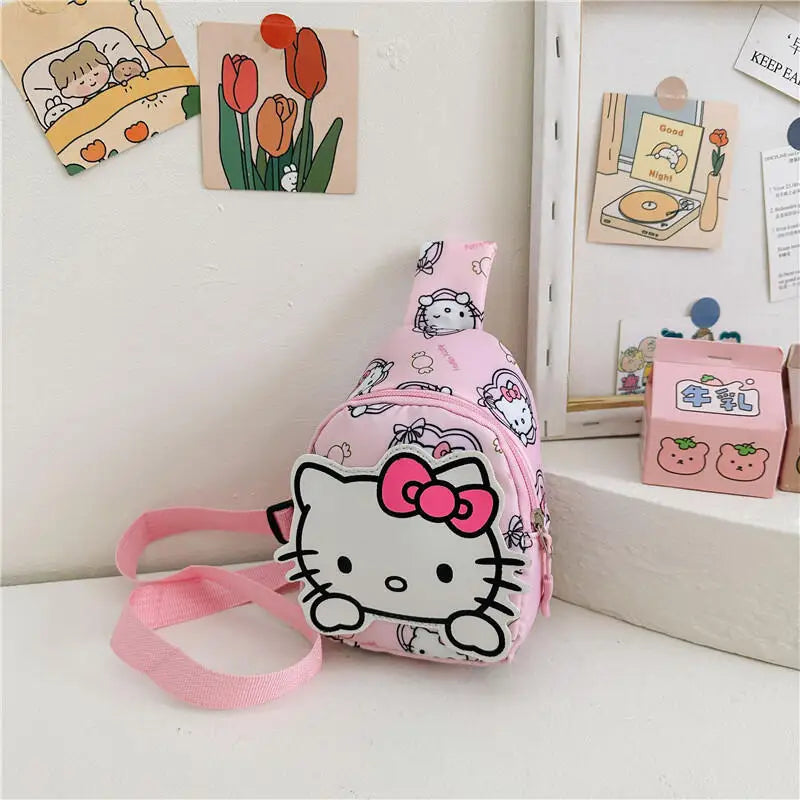 Kawaii Sanrio Hello Kitty Chest Bag Crossbody Bags