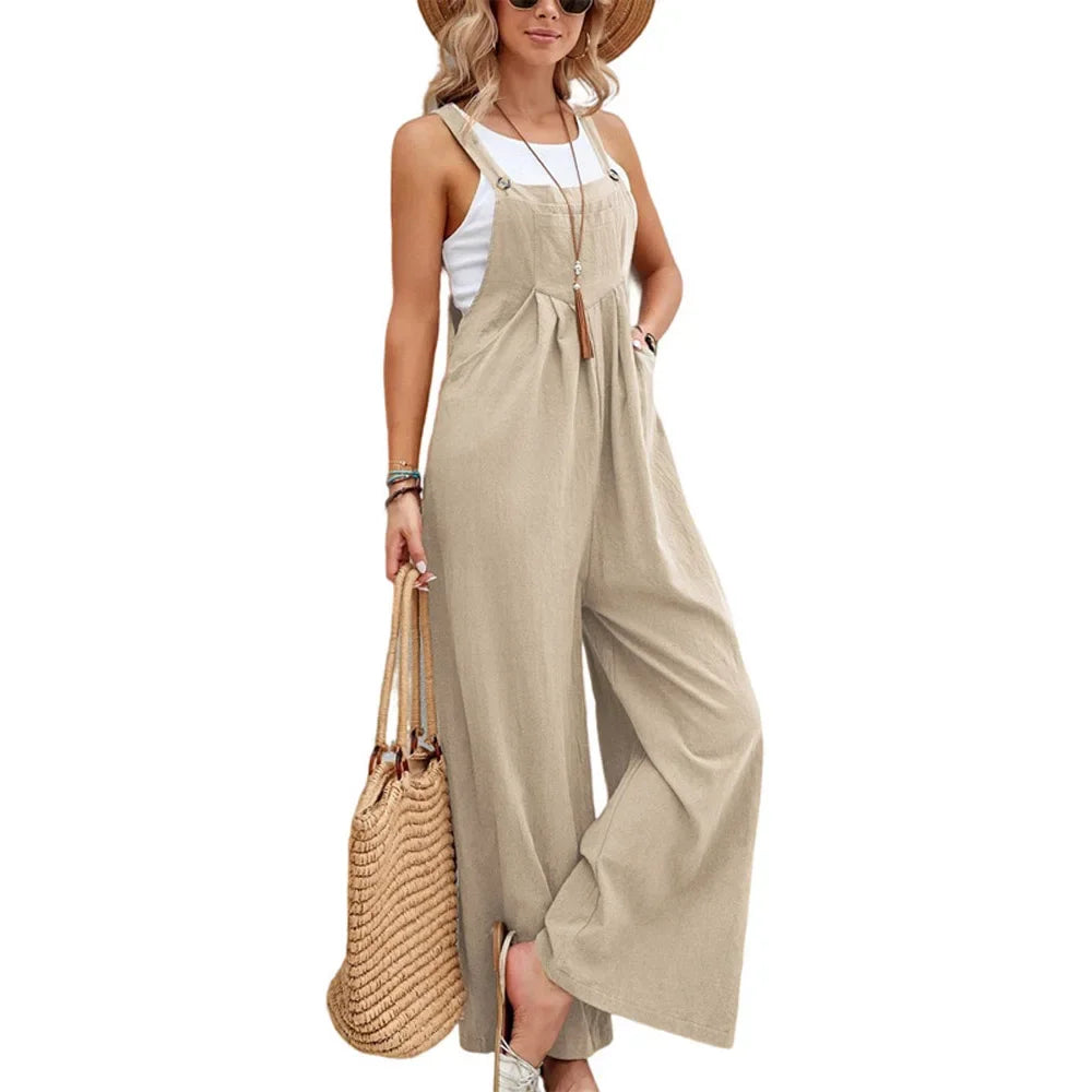 Wide Leg Baggy fit Dungarees