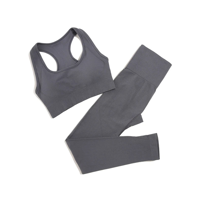 2/3/4pcs Seamless Yoga Set Gym Clothes