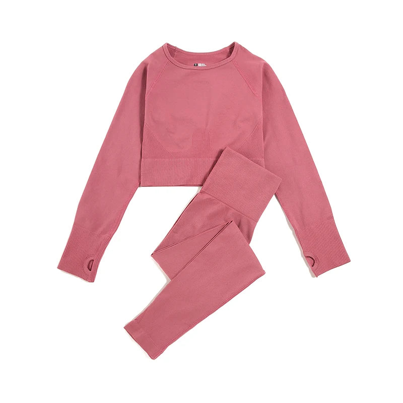 2/3/4pcs Seamless Yoga Set Gym Clothes